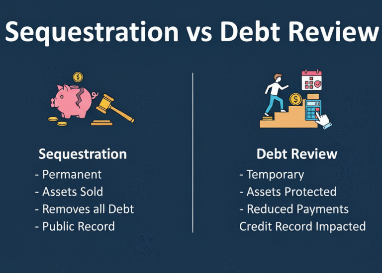 Sequestration vs Debt Review